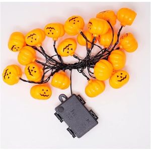 11 FT LED Pumpkin String <b>Lights</b> with Battery Operated <b>Timer</b> Function Halloween Decoration for Thanksgiving Parties - Product Image 4