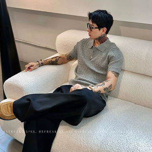 Polo Shirt High Quality Men's Embroidered Breathable Knitted polo Shirt Custom for Shirts - Product Image 4