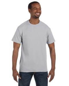 T-shirt à manches courtes en jersey tricoté uni, col renforcé, toucher ultra doux, qualité supérieure, luxe premium - Product Image 1