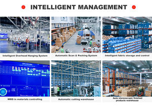 Manteau d'hiver léger et pliable en toile épaisse à col montant pour femmes et hommes - Product Image 6