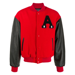 Personalized Varsity <b>Jacket</b> Letterman Style With Snap Buttons For High School Or Team Uniform - Product Image 1