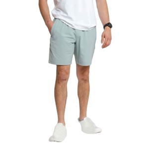 Pantalones Cortos Casuales para Hombre de la Mejor Calidad, de Verano, de Poliéster y Algodón, de Secado Rápido, Cintura Media, Cierre con Cordón, Color Sólido - Product Image 1