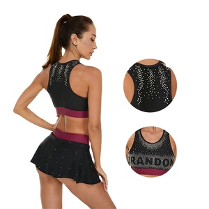 Uniforme de Porristas para Mujer Adulta 2026, 100% Poliéster, Ligero, de Secado Rápido, Transpirable, Tejido Elástico de Alto Rendimiento para Uso en Escenario - Product Image 2