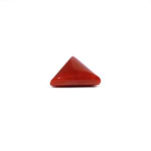 Red Coral Oval Cabochon 9.05 Carat Loose Gemstone for Fine Jewelry - Product Image 3
