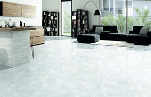 กระเบื้องพอร์ซเลนลายผ้าคุณภาพสูง ขนาด 600x1200 มม. ป้องกันการลื่น เหมาะสำหรับปูพื้นห้องน้ำ กระเบื้องเซรามิกติดผนังสไตล์หรูหราสำหรับที่อยู่อาศัย - Product Image 2