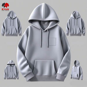 เสื้อฮู้ดดี้ผู้ชายแบบสวมหัว ยี่ห้อ Ryan Pro Gear สกรีนโลโก้ตามสั่ง ผ้าฝ้ายฟลีซ 100% ระบายอากาศได้ดี สีพื้น เหมาะสำหรับฤดูหนาว - Product Image 1