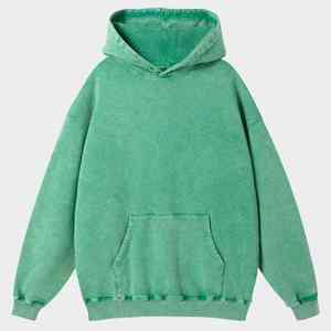 Wholesale Unisex High Quality Plain Blank 100% Cotton Vintage Acid Wash Hoodies Essential Hoodies Manufacturers Clothes - Product Image 2