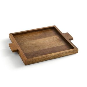 Hot Selling <b>Square</b> Mango Wood Tray Serving Tray for <b>Kitchen</b> Dining <b>Table</b> Coffee Breakfast and Home Decor Use - Product Image 1