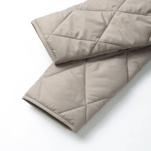 Cappotto Morbido e Delicato sulla Pelle con Trapuntatura a Rombi, Tasca sul Risvolto, Caldo per Autunno e Inverno - Product Image 6