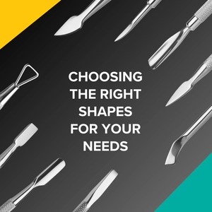 BAFA SURGICAL INSTRUMENTS Dual-End Stainless Steel Cuticle Pusher <b>Nail</b> <b>Tool</b> Manicure Pedicure Non-Slip Grip Precision Tips - Product Image 4