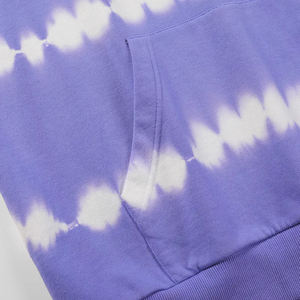 Vente en gros de sweats à capuche polaire unis pour hommes, coupe oversize, 100% coton, avec logo personnalisé, effet délavé à l'acide et décoloration, style Y2K, grandes tailles, style Sweet - Product Image 5