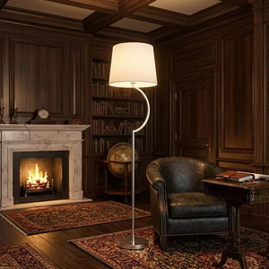 โคมไฟตั้งพื้น LED โลหะสำหรับภายในอาคาร ขนาด 1550 มม. 3000K (แสงวอร์มไวท์) Lumetal 30000 ชั่วโมง IP20 ควบคุมด้วยปุ่ม ความสว่างสูง Ra80 - Product Image 2