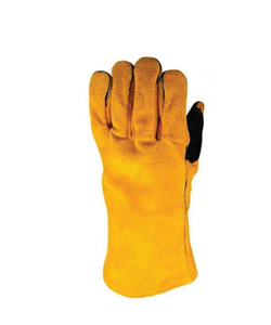 For Heat Resistant Safety Gloves 5mil Breathable Anti-Slip Full Smooth Texture Elastic Wristlet for Welding Construction Work - Product Image 2