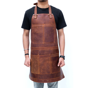 Personalized Logo Polyester Fabric <b>Aprons</b> Restaurant Barber Shop & Beauty Salon Hair Adjustable Shoulder Strap and Comfort <b>Apron</b> - Product Image 2