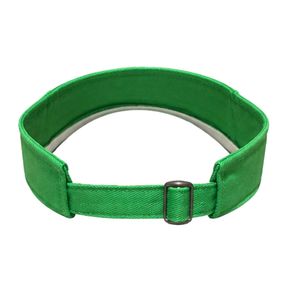 Green Visor <b>Cap</b> Adjustable Sun <b>Hat</b> Embroidered Design Outdoor Sports Casual Headwear Fashion Accessory Lightweight Summer Wear - Product Image 3
