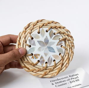 Posavasos modernos de lujo para servir té Set Madre Perla Sala de estar Decoración Ramadán Eid Regalo al por mayor - Product Image 1