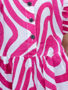 Conjunto de ropa para niñas de algodón 100%, camisa informal de manga corta con patrón sólido multicolor, estilo lujoso para niños de 1 a 12 años - Product Image 2