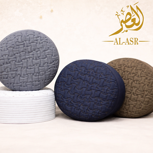 Vente en gros de chapeaux Kufi islamiques confortables pour hommes, matière respirante et douce, chapeau quotidien musulman pour la prière - Product Image 1