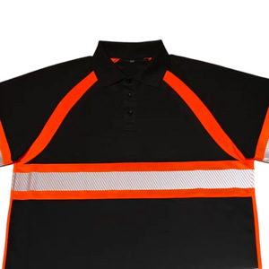 Customize Design Polyester Safety Polo Shirt His Vis Safety High Visibility Polo T Shirt Short Sleeve Men's Safety Polo Shirt - Product Image 6