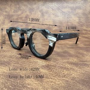 Black Buffalo Horn Polished Eco-Friendly <b>Sunglasses</b> Brown Lenses Handmade Natural Crafts Eye Shape Blue Light Blocking Premium - Product Image 6