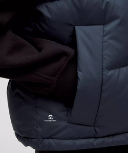 Gilet matelassé sans manches pour femme grande taille, doudoune chaude et respirante en nylon, personnalisable avec logo, tricoté, hiver premium - Product Image 4