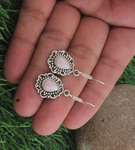 Pendientes de Gota de Agua de Aleación con Turquesa al por Mayor, Piedra Preciosa Natural, Estilo Bohemio Vintage, Lujo, Regalo para Compromiso, Boda o Fiesta - Product Image 3