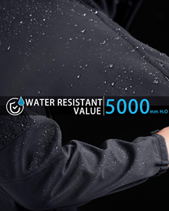 Chaqueta Táctica de Invierno para Hombre, Resistente al Agua, con 6 Bolsillos, Forro Polar, Transpirable, Cortavientos, para Senderismo - Product Image 4