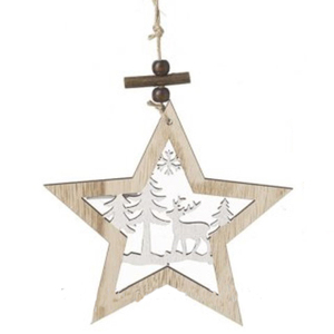 Ornements suspendus décoratifs de luxe à prix compétitif, finition or rose antique, boîte, Père Noël fait main, vente en gros - Product Image 6