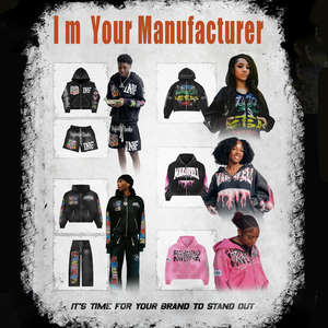 Fabricant de sweats à capuche zippés personnalisés, coupe et couture, style streetwear, avec strass, effet délavé à l'acide, coupe courte et grammage lourd - Product Image 6