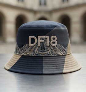 Chapeau Bob Réversible Broderie Unique Unisexe Décontracté Extérieur Plage Printemps Été Adulte 50-52cm Corduroy Denim Polyester - Product Image 1