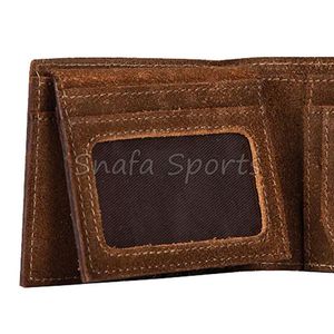 Portefeuille en cuir de vache véritable, tendance, marron, noir, pour homme, portefeuille simple, vente chaude |   Portefeuille en cuir de vache véritable - Product Image 6