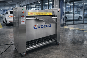 KOENG - Lavadora de Alfombrillas de Coche Eléctrica de Acero Inoxidable con Soplador de Aire KM-300A 220V/110V, Garantía de 12 Meses, Hecho en Corea - Product Image 4