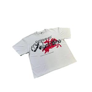 T-shirt pour hommes grande taille, t-shirt en coton de marque avec logo - Product Image 1