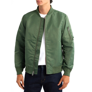 Vestes en nylon satiné décontractées pour hommes, prix de gros, logo personnalisé, service OEM, durables, chaudes, style streetwear, quantité en vrac - Product Image 1