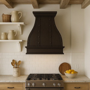Campana Extractora de Cobre con Acabado Negro Personalizada de Alta Demanda, Chimenea Decorativa para Chimenea Exterior y Leña - Product Image 4