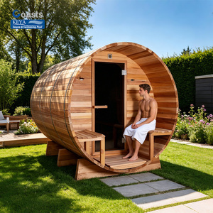 Bien-être atlantique ibérique : Sauna classique en cèdre rouge pour les centres de villégiature de l'Algarve et les Quintas de Lisbonne |   CE ETL |   Smart WiFi - Product Image 1