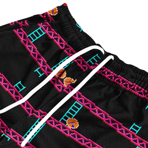 ซื้อเลย กางเกงขาสั้นลำลองผู้ชายผ้าโพลีเอสเตอร์ตาข่ายพิมพ์ลายสำหรับฤดูร้อน ระบายอากาศได้ดี เหมาะสำหรับออกกำลังกาย รับผลิตแบบ OEM ODM ขายส่ง - Product Image 2