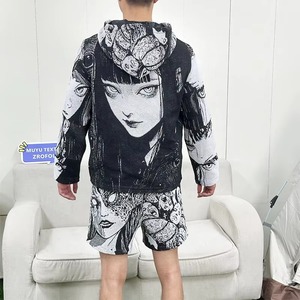 ผู้ผลิตเสื้อฮู้ดดี้ผ้าฝ้ายพรีเมียม ขายส่งเสื้อฮู้ดดี้แบบกำหนดเอง รับผลิตเสื้อผ้าสตรีทแวร์แบบ OEM ODM แบรนด์ส่วนตัว - Product Image 2