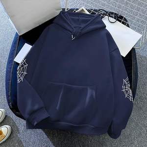 Sudaderas y Hoodies Casuales de Otoño/Invierno para Mujer, Estilo Y2K, Sudadera con Estampado Frontal Lavado y Bolsillos - Product Image 3