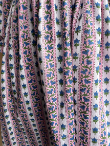 Robe midi bohème chic à imprimé floral fait main, 100 % coton, longueur maxi décontractée pour femme – Collection 2026 à succès - Product Image 3