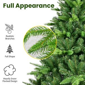 5FT PRELIT Christmas <b>Tree</b> <b>with</b> <b>Lights</b> Unique 850 Branch Tips 250 Warm White LEDs PE and PVC Metal Stand Christmas <b>Trees</b> - Product Image 5