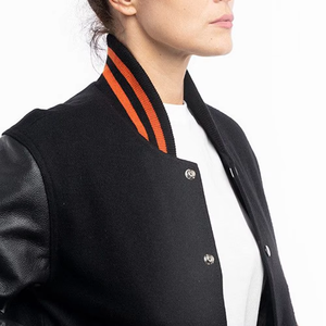 Veste universitaire en laine personnalisée, respirante, style Letterman, avec logo personnalisé, pour université, école, baseball, bomber, OEM, vente en gros - Product Image 5