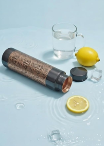 Bouteille d'eau en cuivre martelé FAIZA CRAFT, 1 litre, couleur personnalisable, indispensable pour les voyages, la guérison ayurvédique, le bureau, l'extérieur - Product Image 3