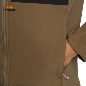 Mens Winter Softshell Windbreaker Jackets Water-Resistant Fleece Golf Coat <b>Cycling</b> Winter Thermal Coat Softshell Tactical Jacket - Product Image 4