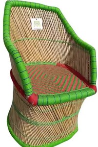 Wholesale Handicraft Natural <b>Bamboo</b> Midcentury Eco-Friendly Durable Armchair Living Room Garden Courtyard Outdoor Furniture - Product Image 3