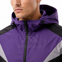 Veste coupe-vent avec logo personnalisé, veste d'hiver en nylon la plus vendue, veste coupe-vent de haute qualité