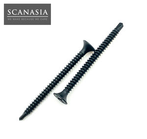 Tornillo Autoperforante Phillips con Cabeza de Trompeta de Acero ANSI Hecho en Taiwán, Pulgadas, Fosfatado Negro - Product Image 2