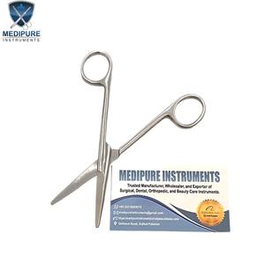 กรรไกรผ่าตัดคุณภาพสูง ขนาด 5.5 นิ้ว ทำจากเหล็กกล้าไร้สนิม ใบมีดคม ใช้ซ้ำได้ ฆ่าเชื้อได้ด้วยหม้อนึ่งความดัน - Product Image 5