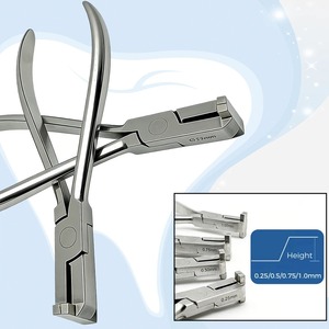 Alicate manual de acero inoxidable para conformar alambres dentales, 0.25/0.5/0.75/1.0mm, para doblar arcos de ortodoncia - Product Image 1