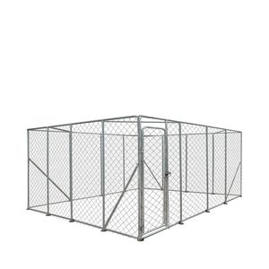 Recinto per Cani da Esterno XL 6x6 Metri con Cancello Bloccabile e Rete a Maglie da 1,8 Metri per Esercizio Animali Domestici - TMG DCP2020 - Product Image 2
